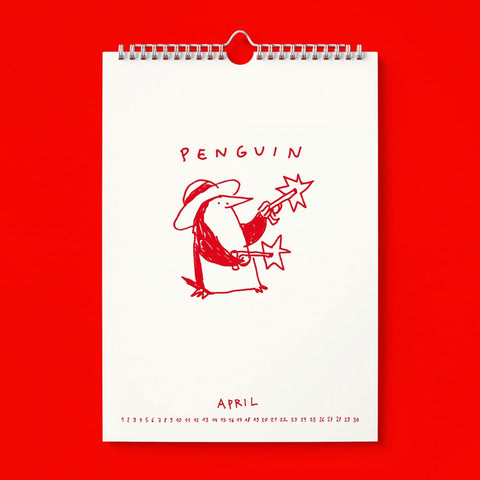Kalender 'Ich glaub ich Spinnguin! Schon 2026' edition selekkt