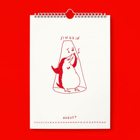 Kalender 'Ich glaub ich Spinnguin! Schon 2026' edition selekkt