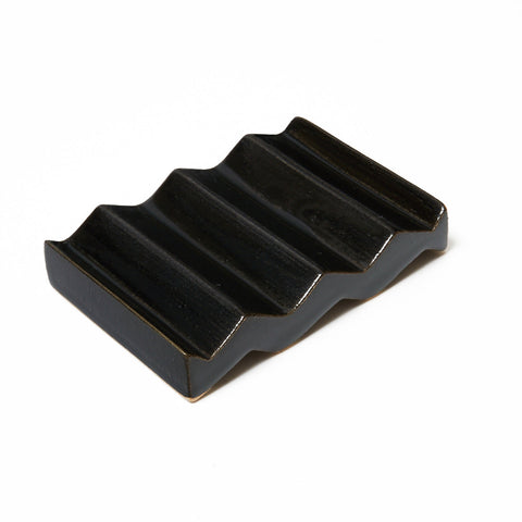Seifenschale 'Rocky M' – black/Schwarz OBAstudios