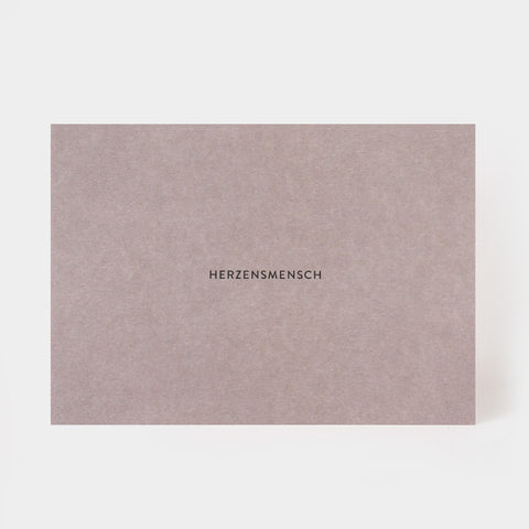 Postkarte 'Herzensmensch'