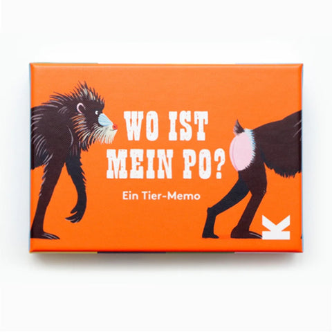 Memory-Spiel 'Wo ist mein Po?' Laurence King Verlag