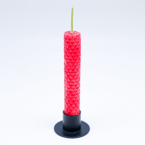 Kerze 'Zeitlupenböller' pinke distel