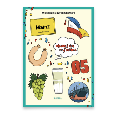 Meenzer Stickerset LIEBS.CO