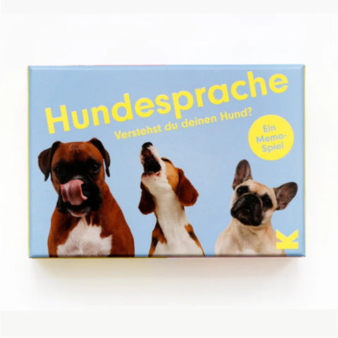 Memo-Spiel 'Hundesprache'