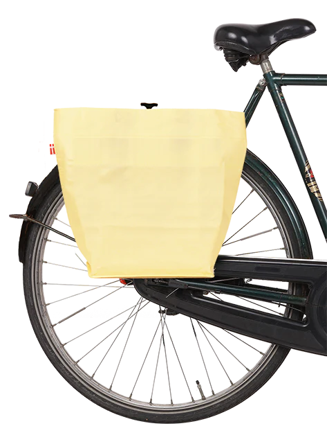 Fahrradtasche 'Sonnengetrocknetes gelb'