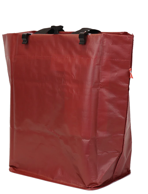 Fahrradtasche 'Einfach bordeauxrot' Cobags