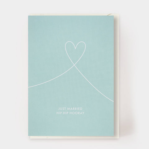Klappkarte 'Just Married, Hip Hip Hooray' kartenmarie