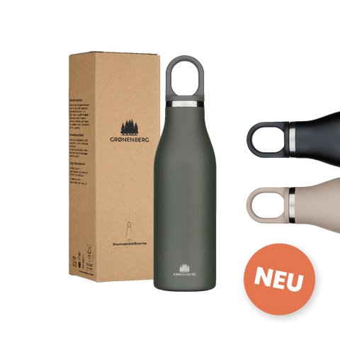 Edelstahl Trinkflasche Thermo – forest 500ml Grønenberg