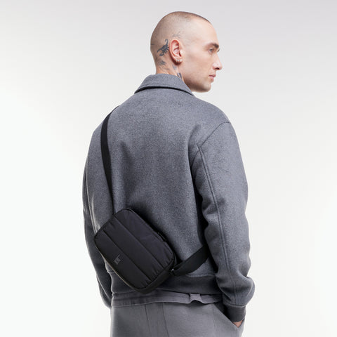 Puffer Crossbody Bag 'Black' – Monochrome Edition