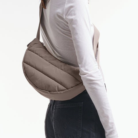 Puffer Moon Bag Small 'Oyster' – Monochrome Edition GOT BAG