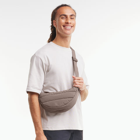 Puffer Moon Bag Small 'Oyster' – Monochrome Edition GOT BAG