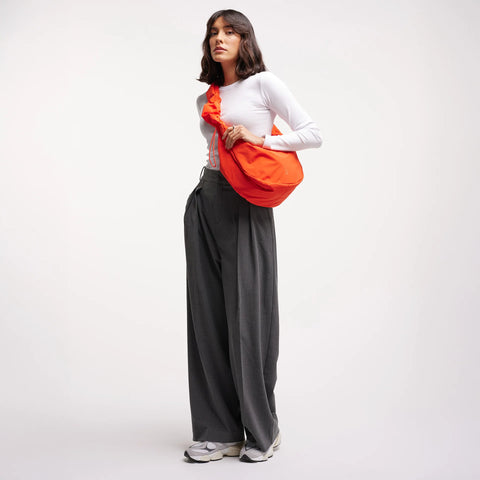 Moon Bag Ruffle 'Hot Coral' – Monochrome Edition GOT BAG