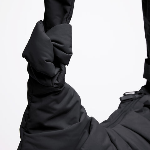 Pleat Moon Bag Large 'Black' – Monochrome Edition GOT BAG