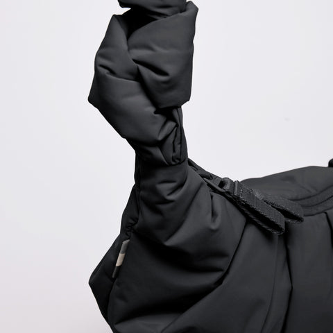 Pleat Moon Bag Small 'Black' – Monochrome Edition GOT BAG