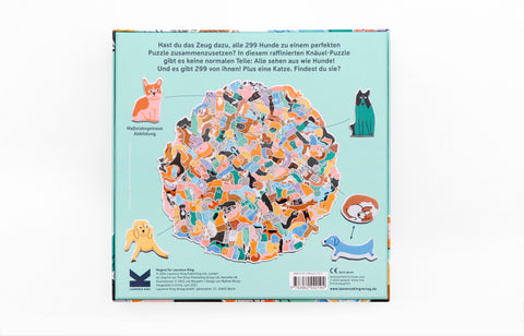 Puzzle '299 Hunde und 1 Katze' Laurence King Verlag