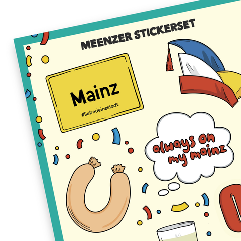 Meenzer Stickerset LIEBS.CO