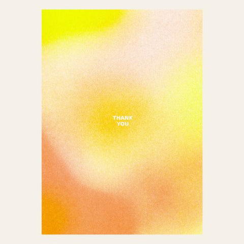 Postkarte 'Thank You' – Verlauf