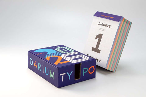 Abreißkalender 'Typodarium' – 2026 Lars Harmsen, Raban Ruddigkeit / Verlag Hermann Schmidt