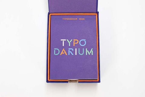 Abreißkalender 'Typodarium' – 2026 Lars Harmsen, Raban Ruddigkeit / Verlag Hermann Schmidt
