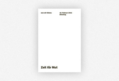 Notizkalender 'was wir lieben: in 365 Tagen' – 2026 Birte Spreuer, Daniela Spinelli / Verlag Hermann Schmidt