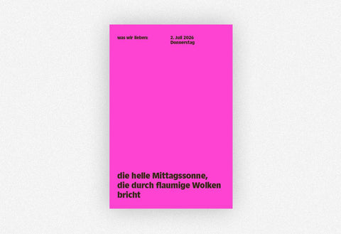 Notizkalender 'was wir lieben: in 365 Tagen' – 2026 Birte Spreuer, Daniela Spinelli / Verlag Hermann Schmidt