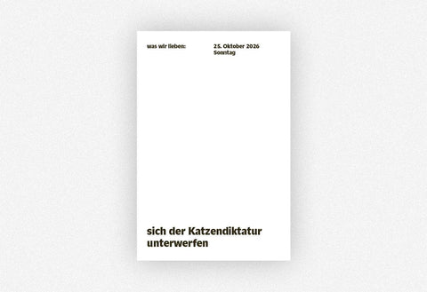Notizkalender 'was wir lieben: in 365 Tagen' – 2026 Birte Spreuer, Daniela Spinelli / Verlag Hermann Schmidt