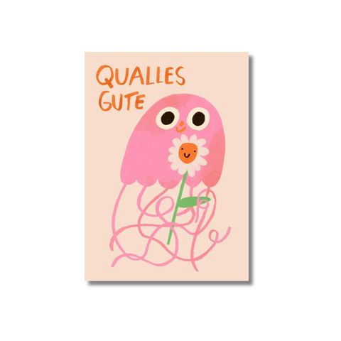Postkarte 'Quales Gute'