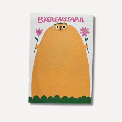 Notizblock 'Bärenstark' Slinga