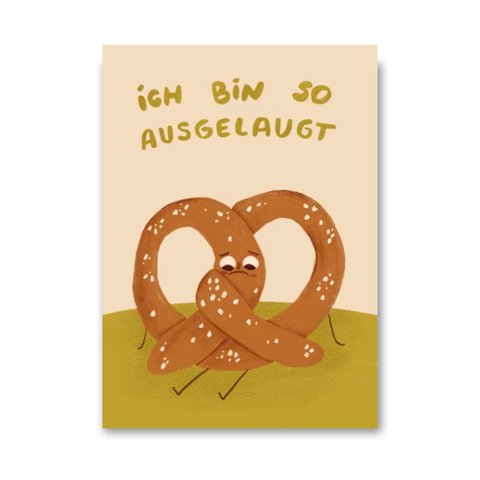 Postkarte 'Ich bin so ausgelaugt' Slinga