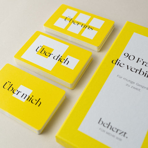 Gesprächskarten '90 Fragen, die verbinden' Beherzt