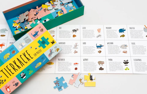 Puzzle 'Tierkacke' Laurence King Verlag