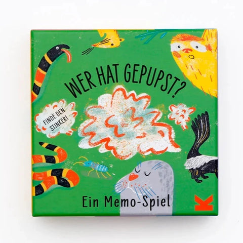 Memory-Spiel 'Wer hat gepupst?' Laurence King Verlag