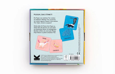 Memory-Spiel 'Wer hat gepupst?' Laurence King Verlag