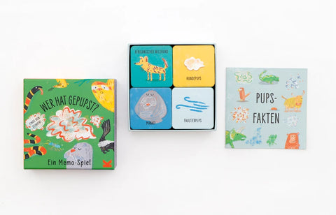 Memory-Spiel 'Wer hat gepupst?' Laurence King Verlag