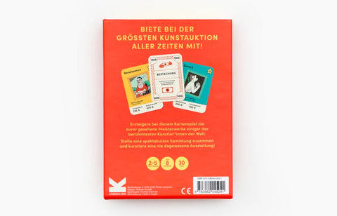 Kunstauktionsspiel 'Zum Ersten, zum Zweiten, zum Dritten'