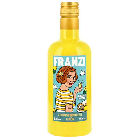 Franzbrötchenlikör 'Franzi' – Zitronenrollen