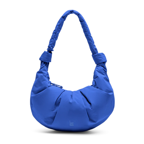 Pleat Moon Bag Large 'Cobalt' – Monochrome Edition