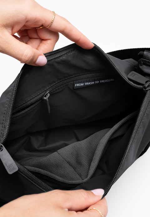 Pocket Sling Bag 'Black' – Monochrome Edition