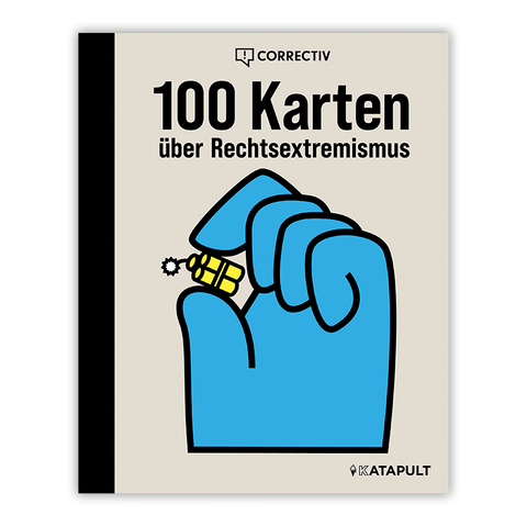 Buch '100 Karten über Rechtsextremismus' CORRECTIV / KATAPULT Verlag