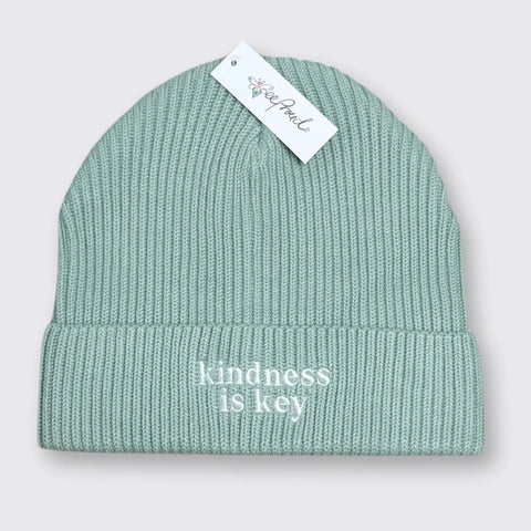 Beanie 'Kindness is Key' – aloe Bee Proud