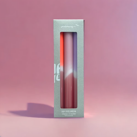 Dip Dye Glossy Kerzen 'Cuprum'