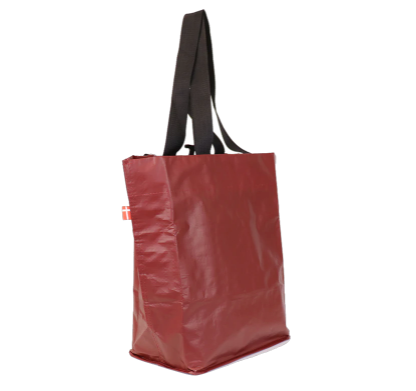 Fahrradtasche 'Einfach bordeauxrot' Cobags