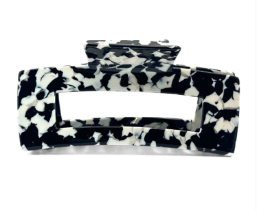 Haarklammer 'Bigga' – black/white