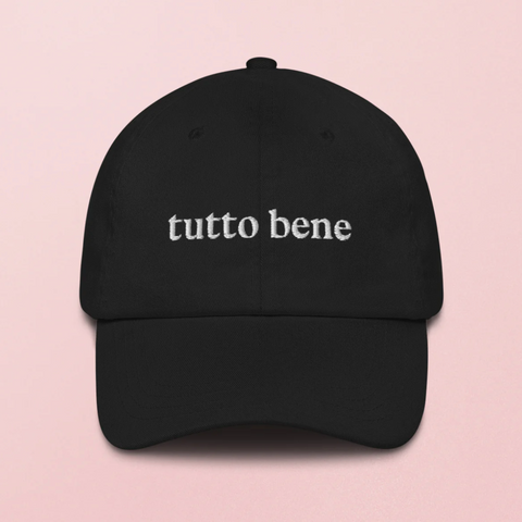 Cap 'Tutto Bene' – schwarz