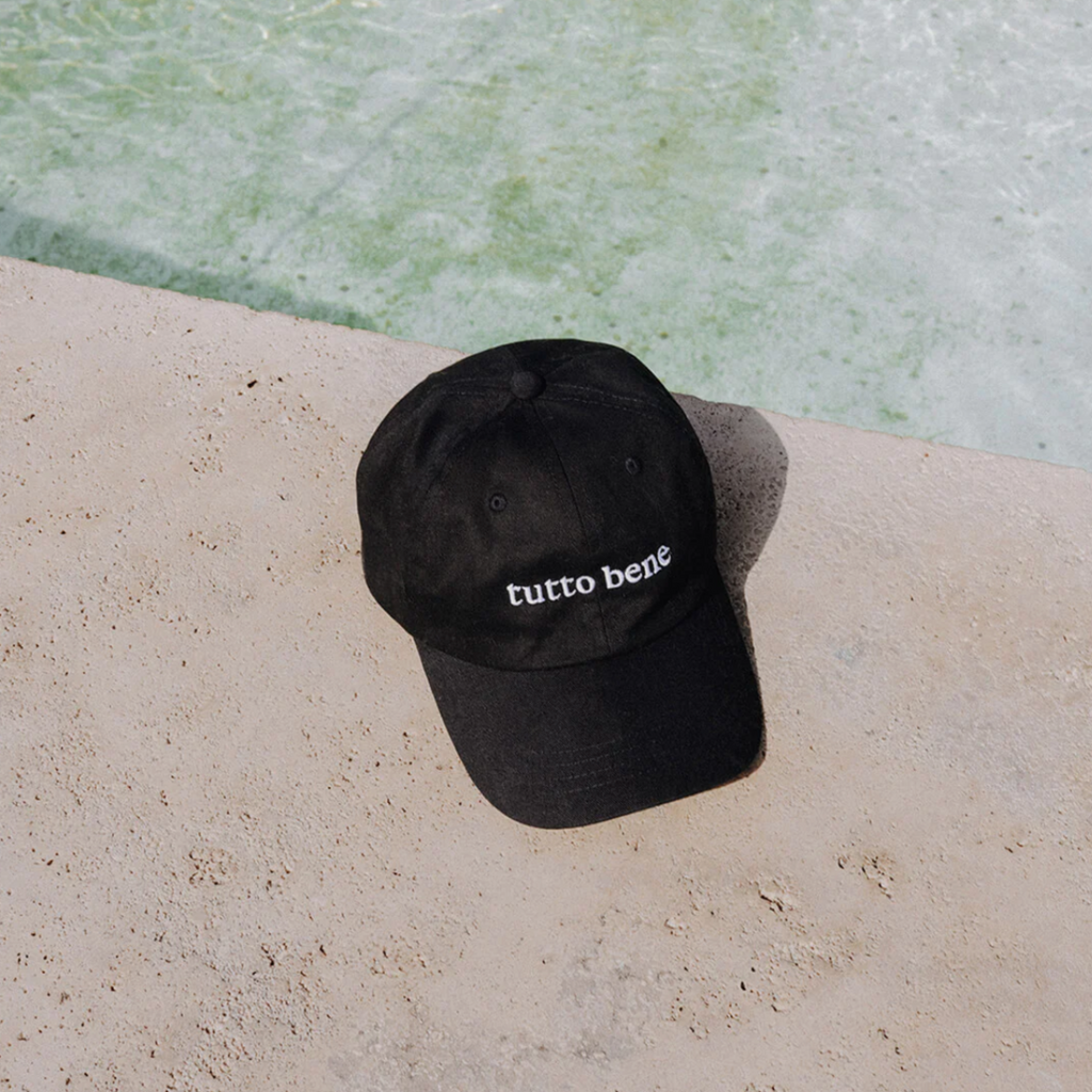 Cap 'Tutto Bene' von studio ciao schwarz LIEBS • CO LIEBS.CO