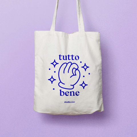 Jutebeutel 'tutto bene'