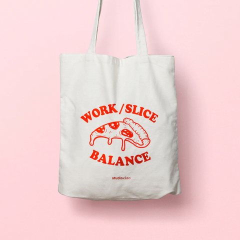 Jutebeutel 'Work Slice Balance' studio ciao