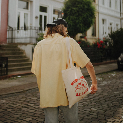 Jutebeutel 'Work Slice Balance' studio ciao