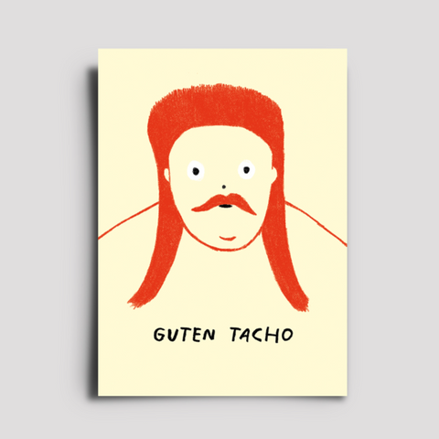 Postkarte 'Guten Tacho'