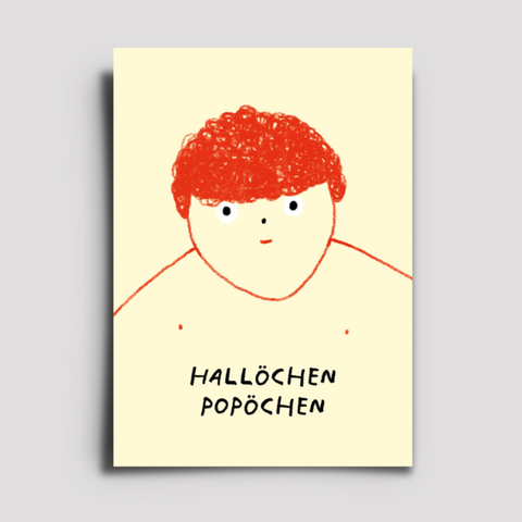 Postkarte 'Hallöchen Popöchen/Ludwig'